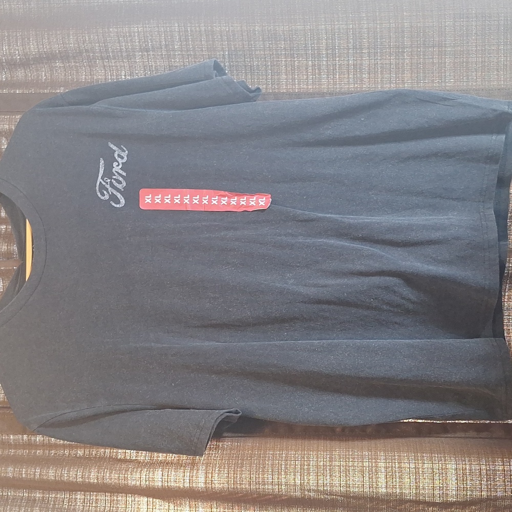 Ford Bronco Black T-Shirt with Red and Gray Design